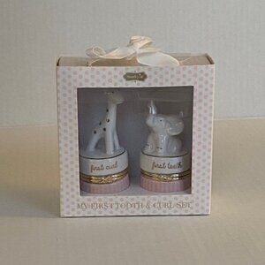 My First Tooth and My First Curl Keepsake gift box set Baby/ Baby shower gift